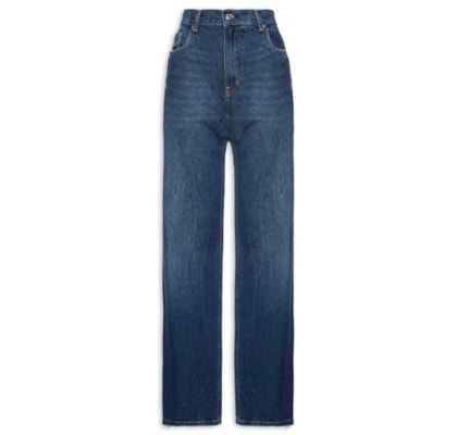 Calça Feminina Jeans Boot 70's Blue Intense - Azul