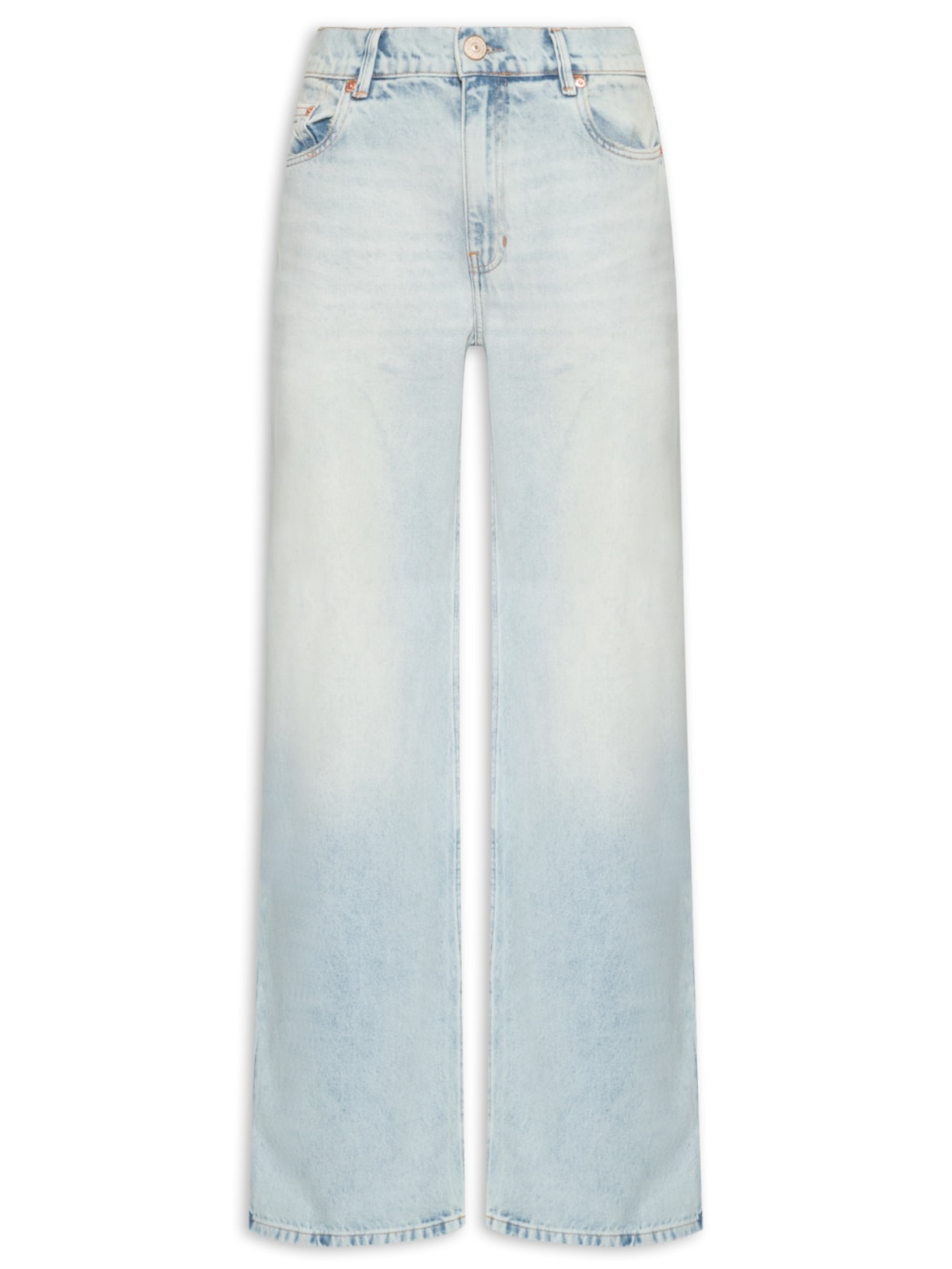 Calça Feminina Jeans Boot 70's Delavê - Azul