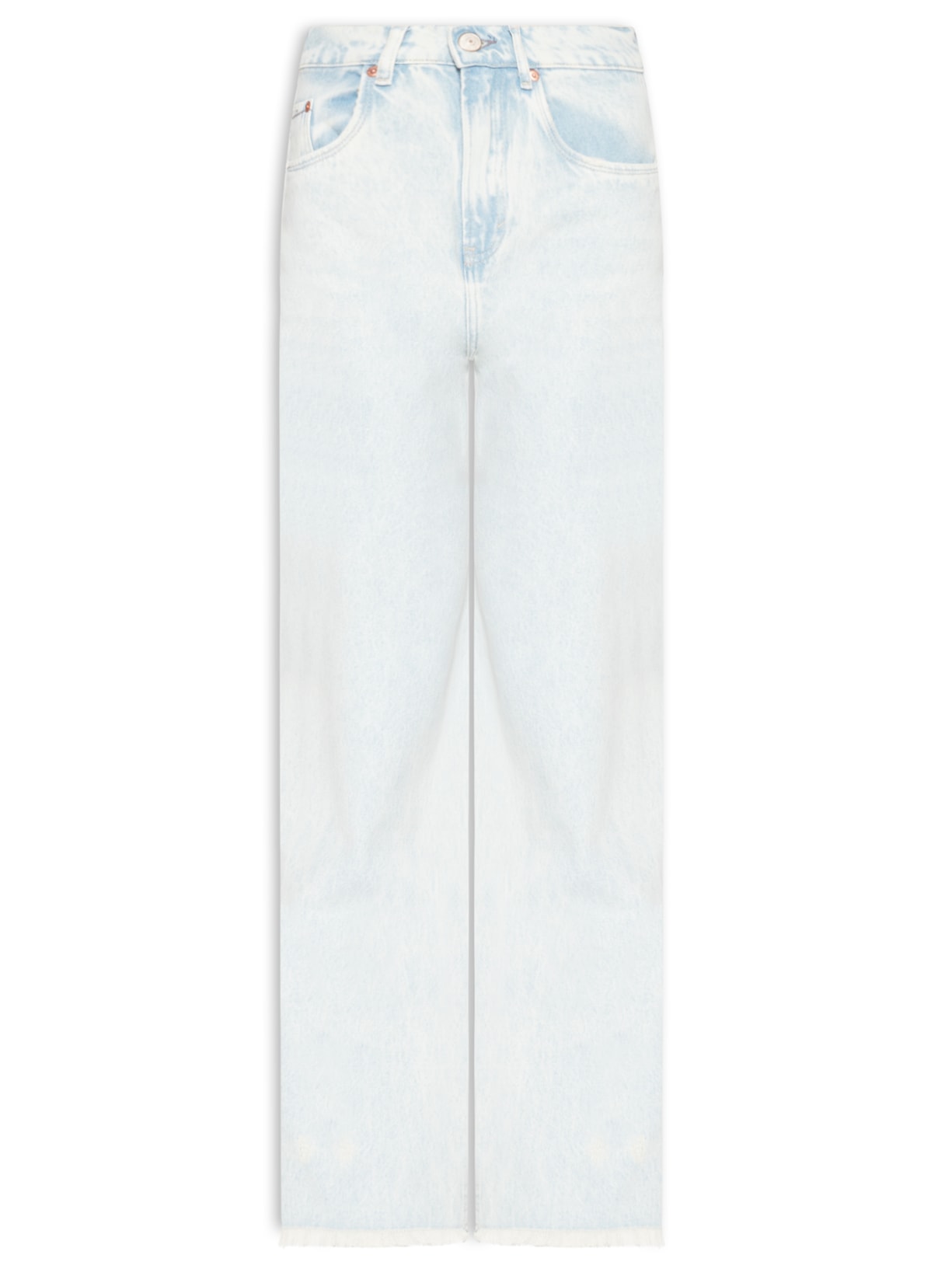 Calça Feminina Jeans Boot 70s Destroyed Azul Animale Jeans