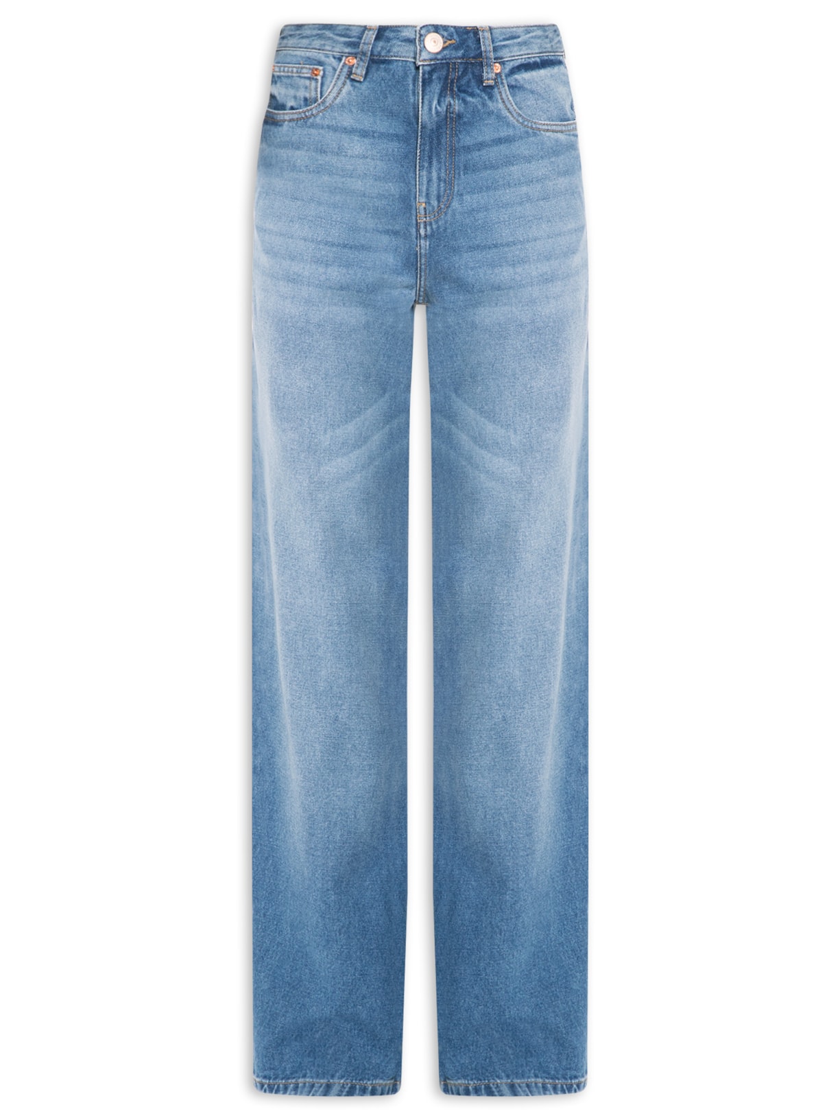 Calça Feminina Jeans Boot 70s Médio - Azul
