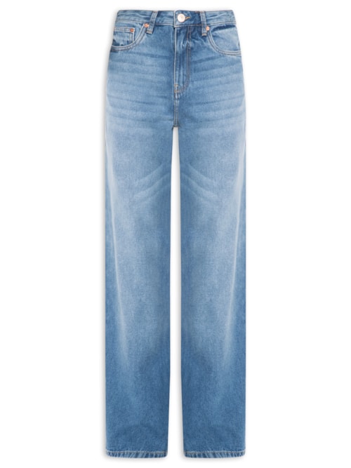 Calça Feminina Jeans Boot 70s Médio - Azul