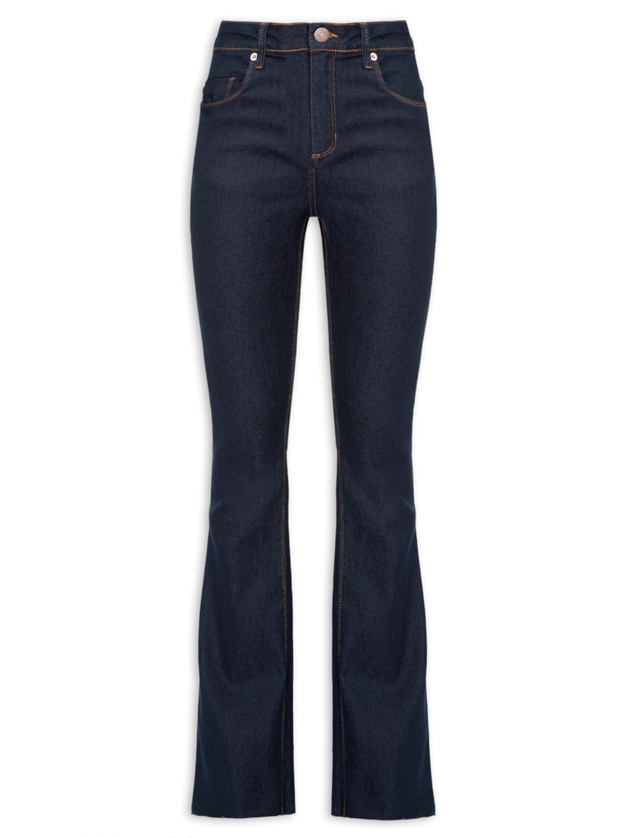 Calça Feminina Jeans Boot Basic High - Azul