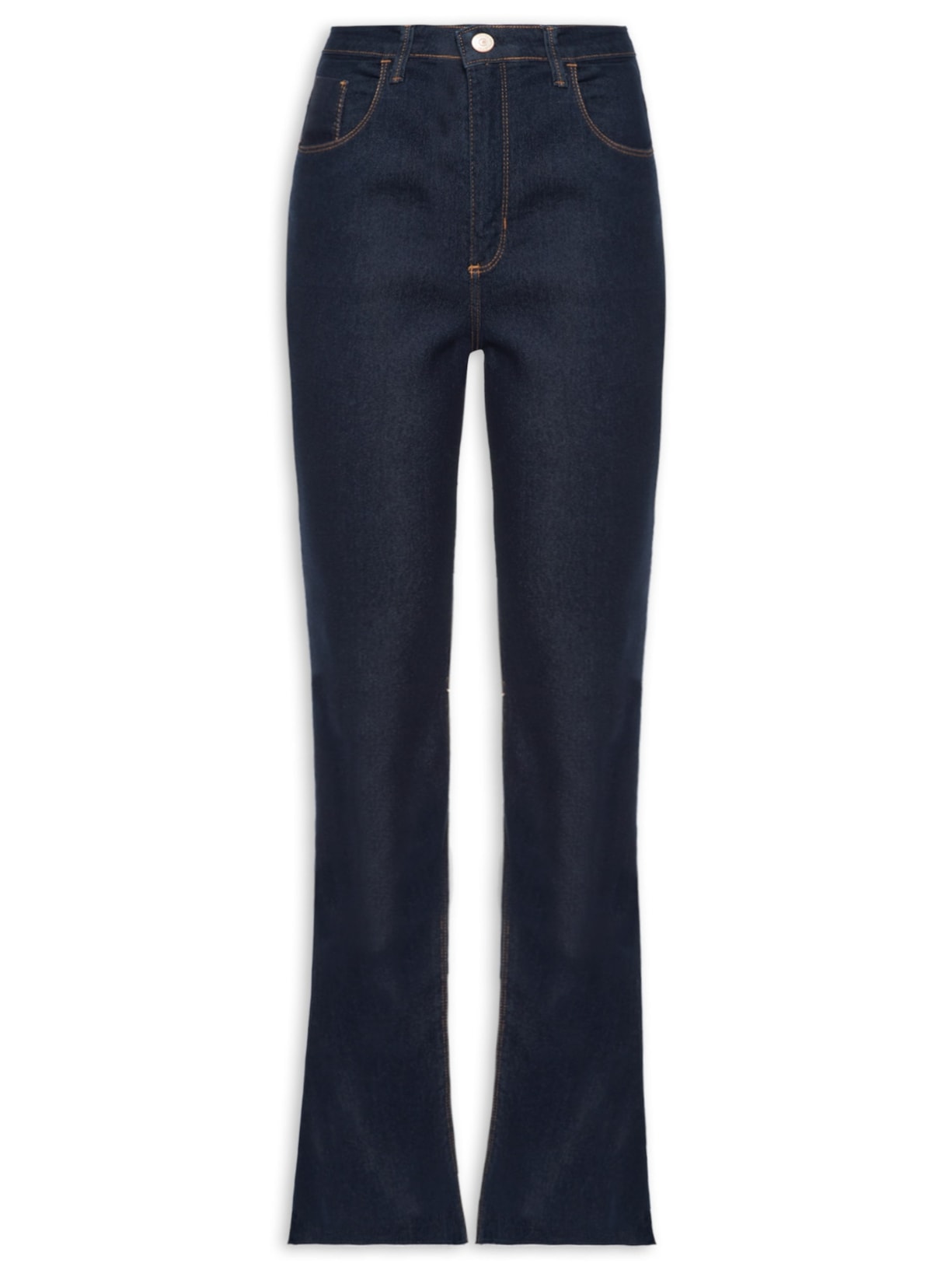 Calça Feminina Jeans Boot Basic High - Azul