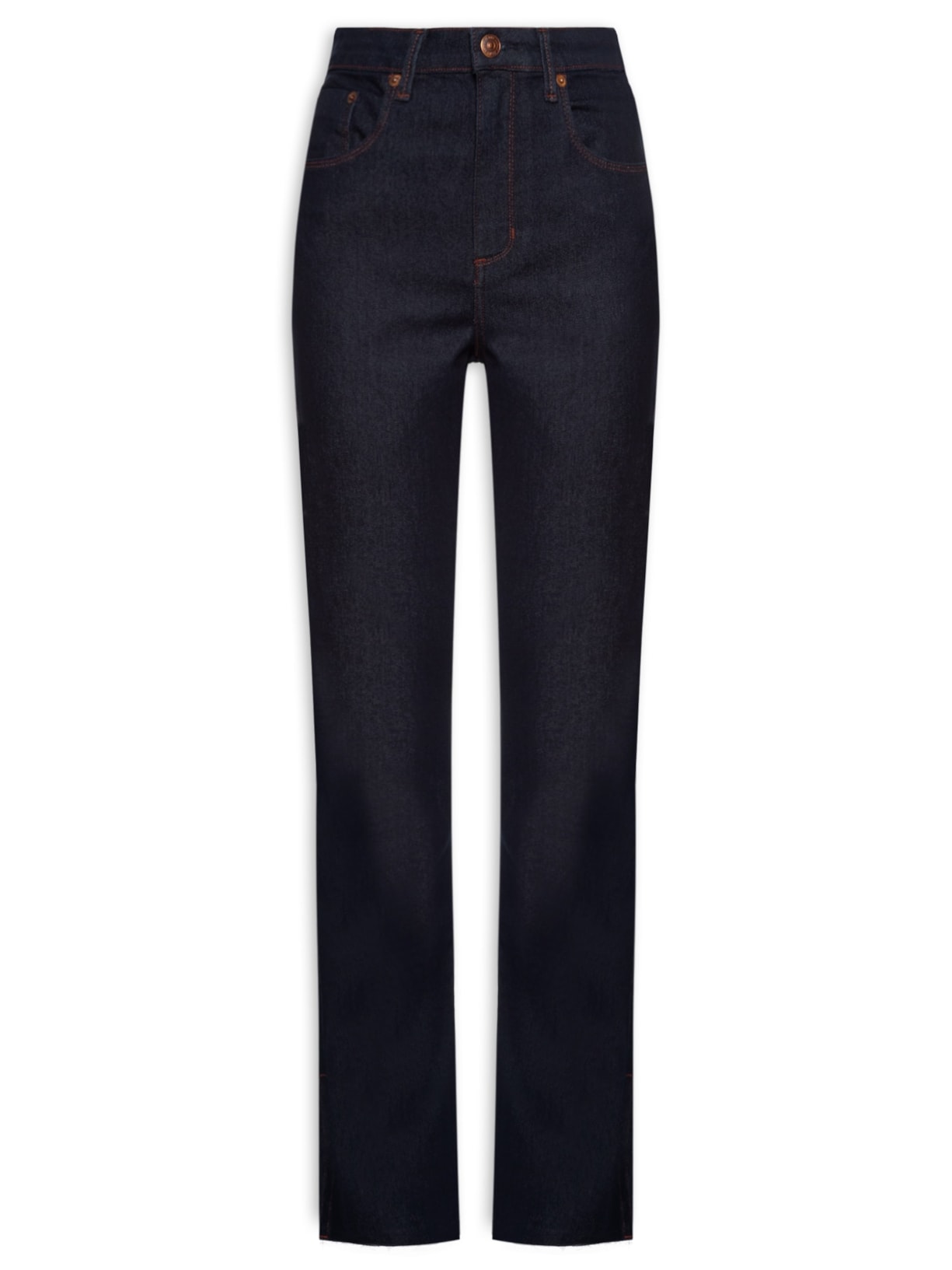 Calça Feminina Jeans Boot Basic High - Azul