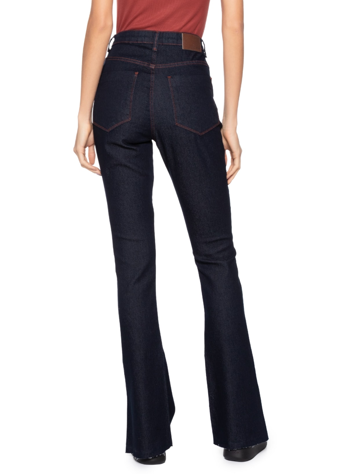 Calça Feminina Jeans Boot Basic High Azul Animale Jeans