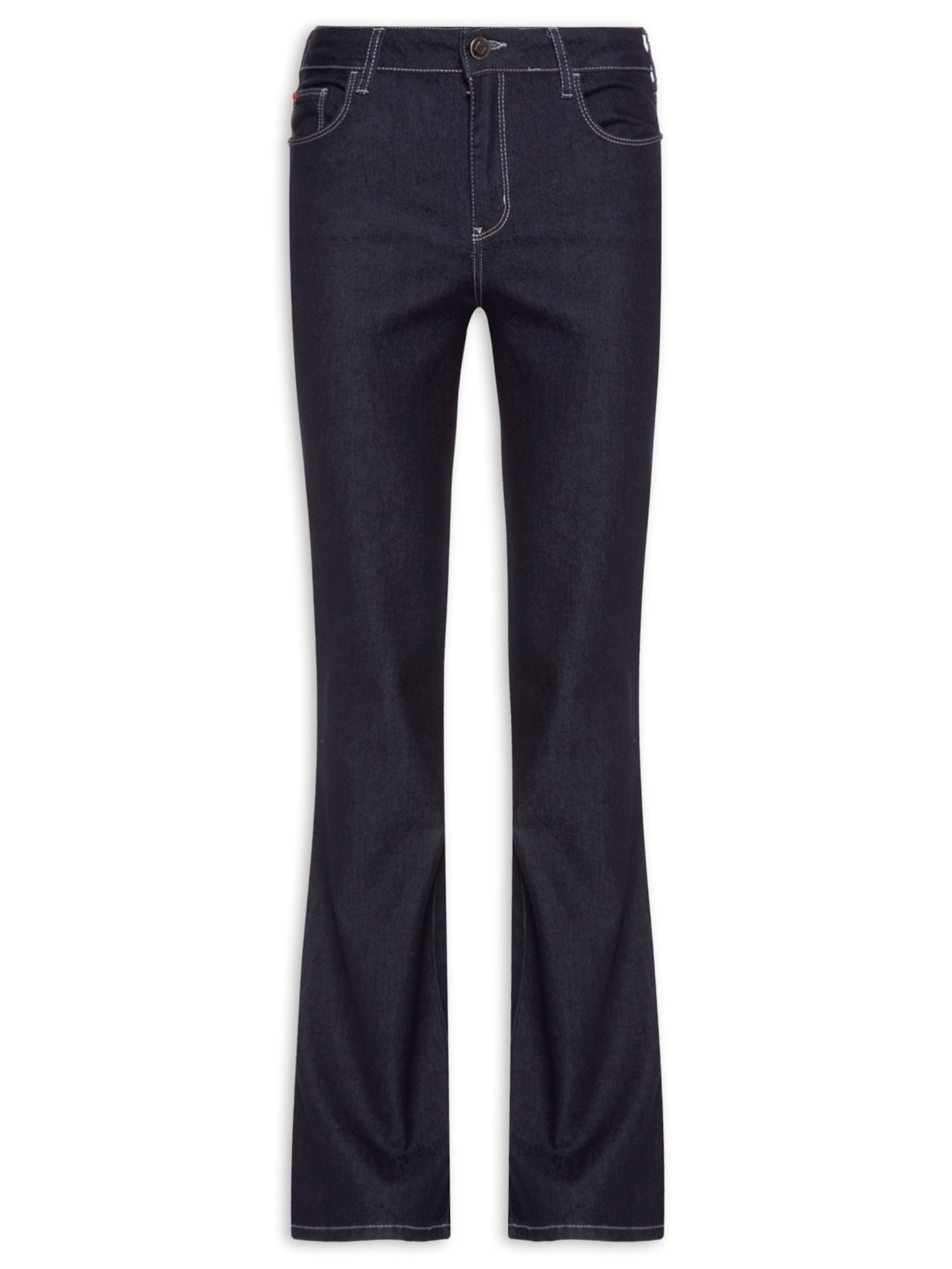 Calça Feminina Jeans Boot Cut Azul Forum