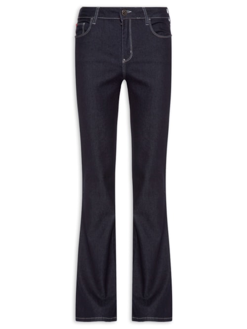Calça Feminina Jeans Boot Cut - Azul