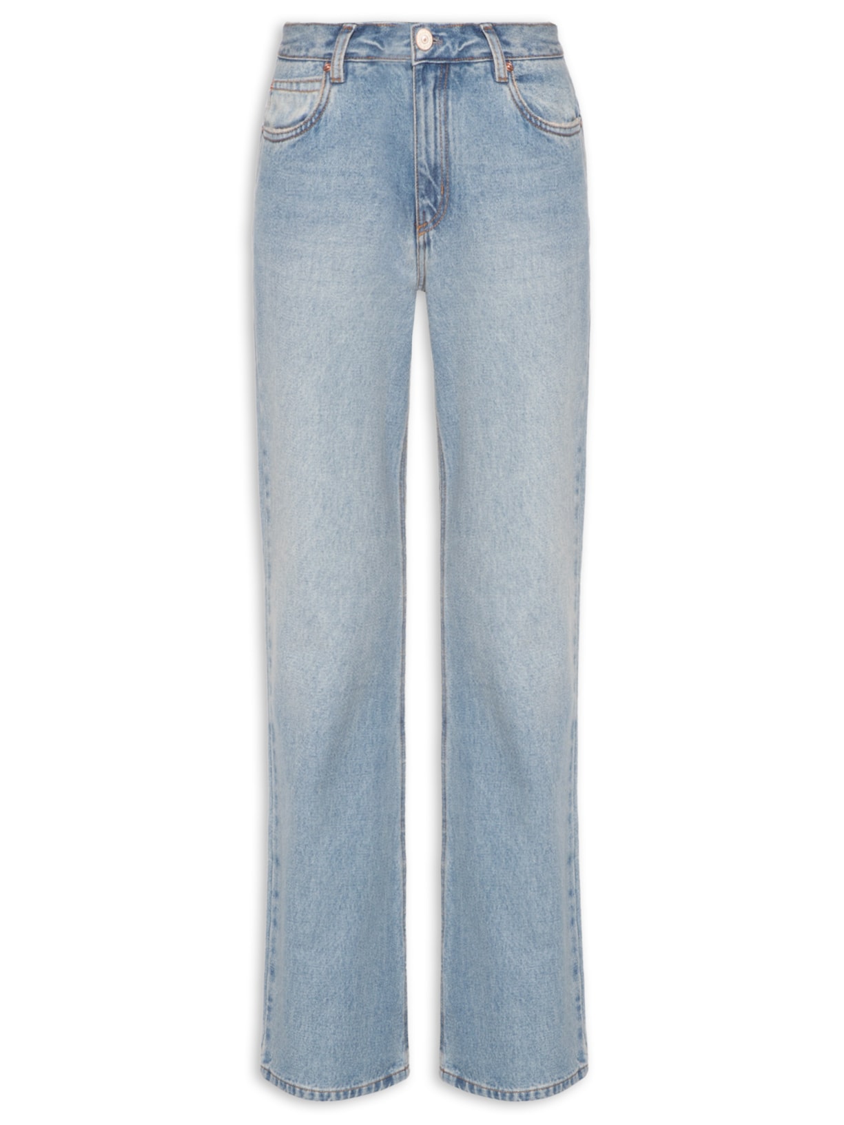 Calça Feminina Jeans Boot Cut Vintage - Azul