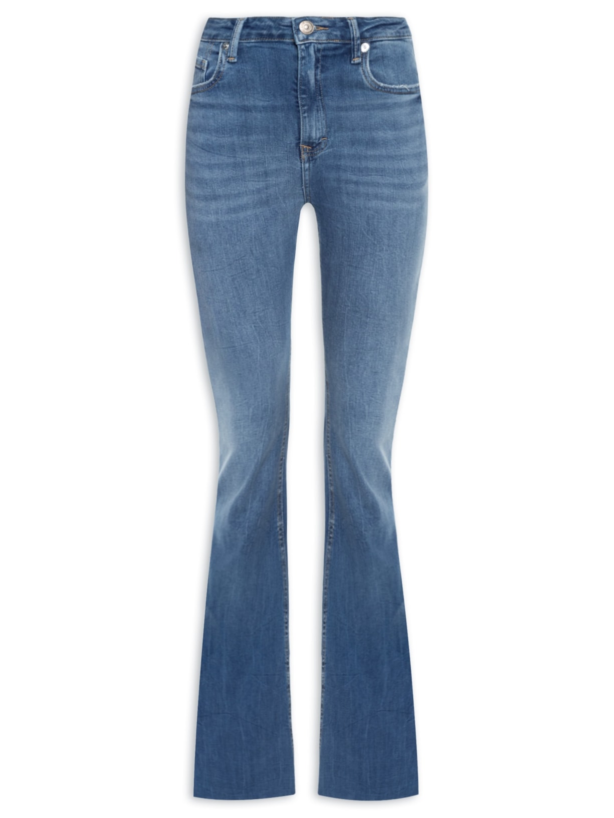 Calça Feminina Jeans Boot High Power - Azul