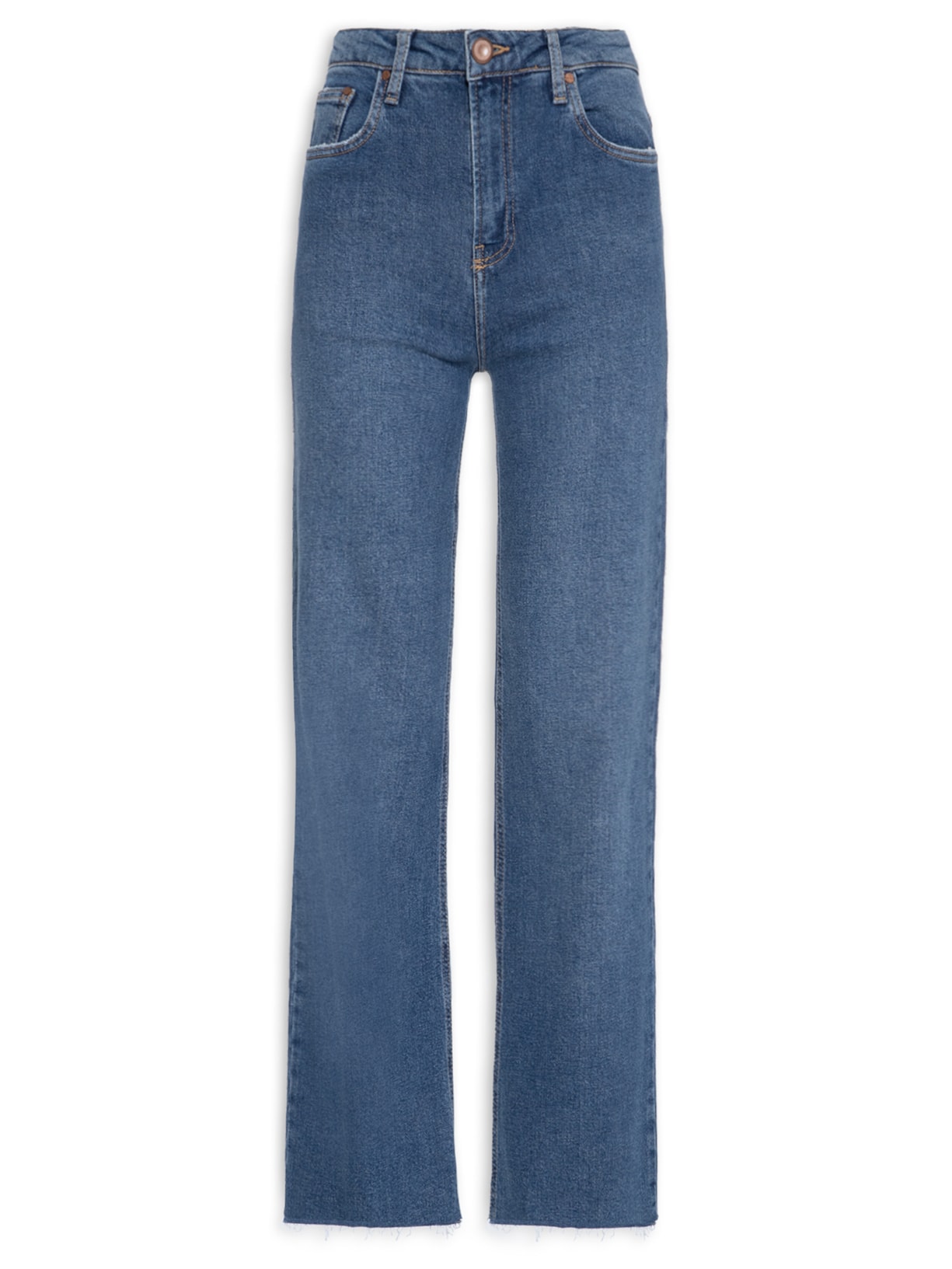 Calça Feminina Jeans Boot Vintage - Azul