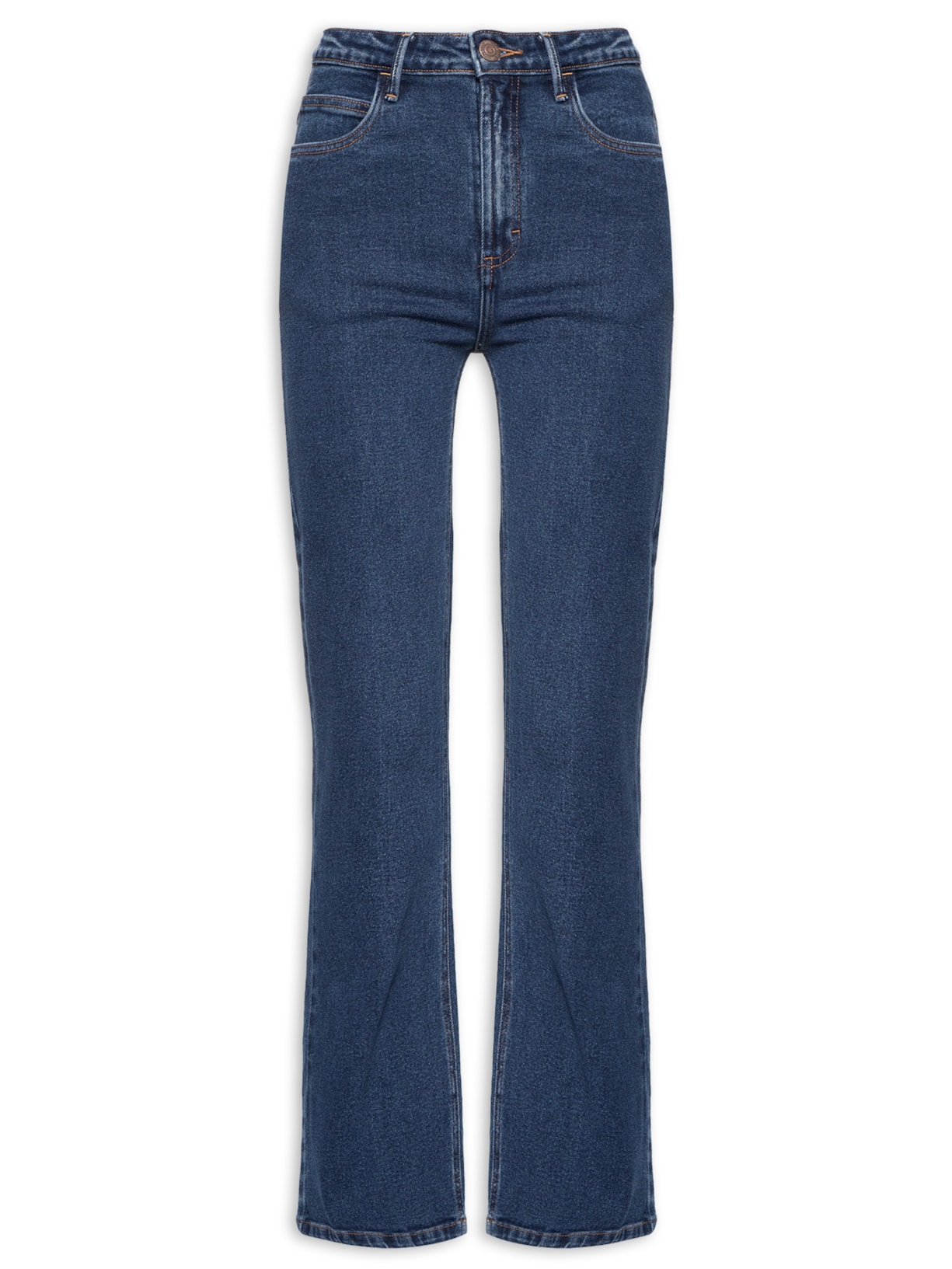 Calça Feminina Jeans Boot Vintage - Azul