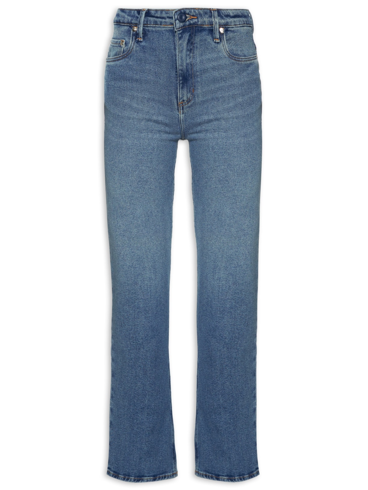 Calça Feminina Jeans Boot Vintage - Azul