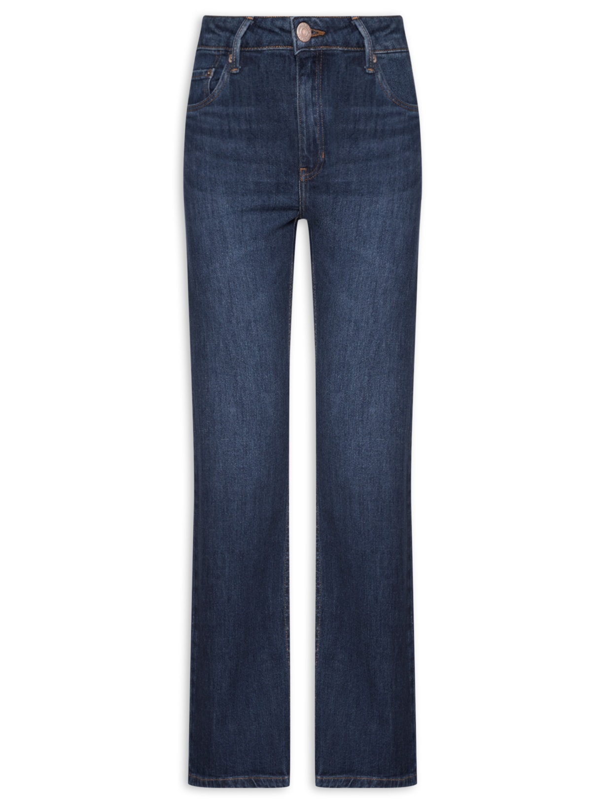 Calça Feminina Jeans Boot Vintage Escuro - Azul