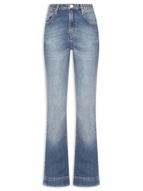 Calça Feminina Jeans Boot Vintage Escuro - Azul