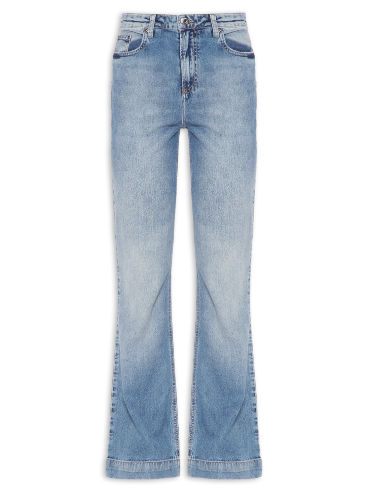 Calça Feminina Jeans Boot Vintage Médio Azul Animale Jeans