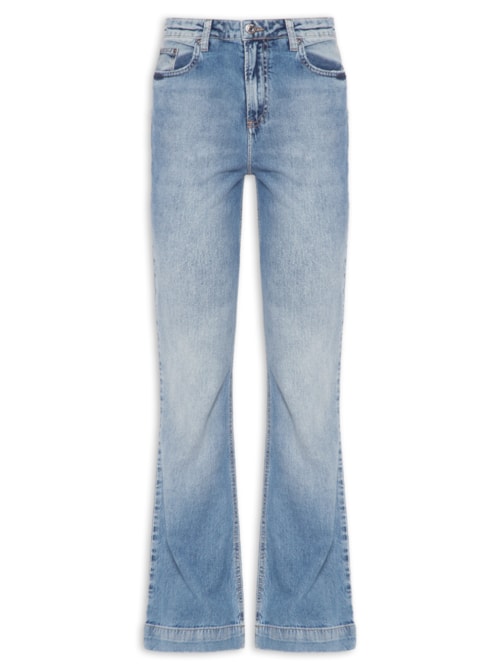 Calça Feminina Jeans Boot Vintage Médio - Azul