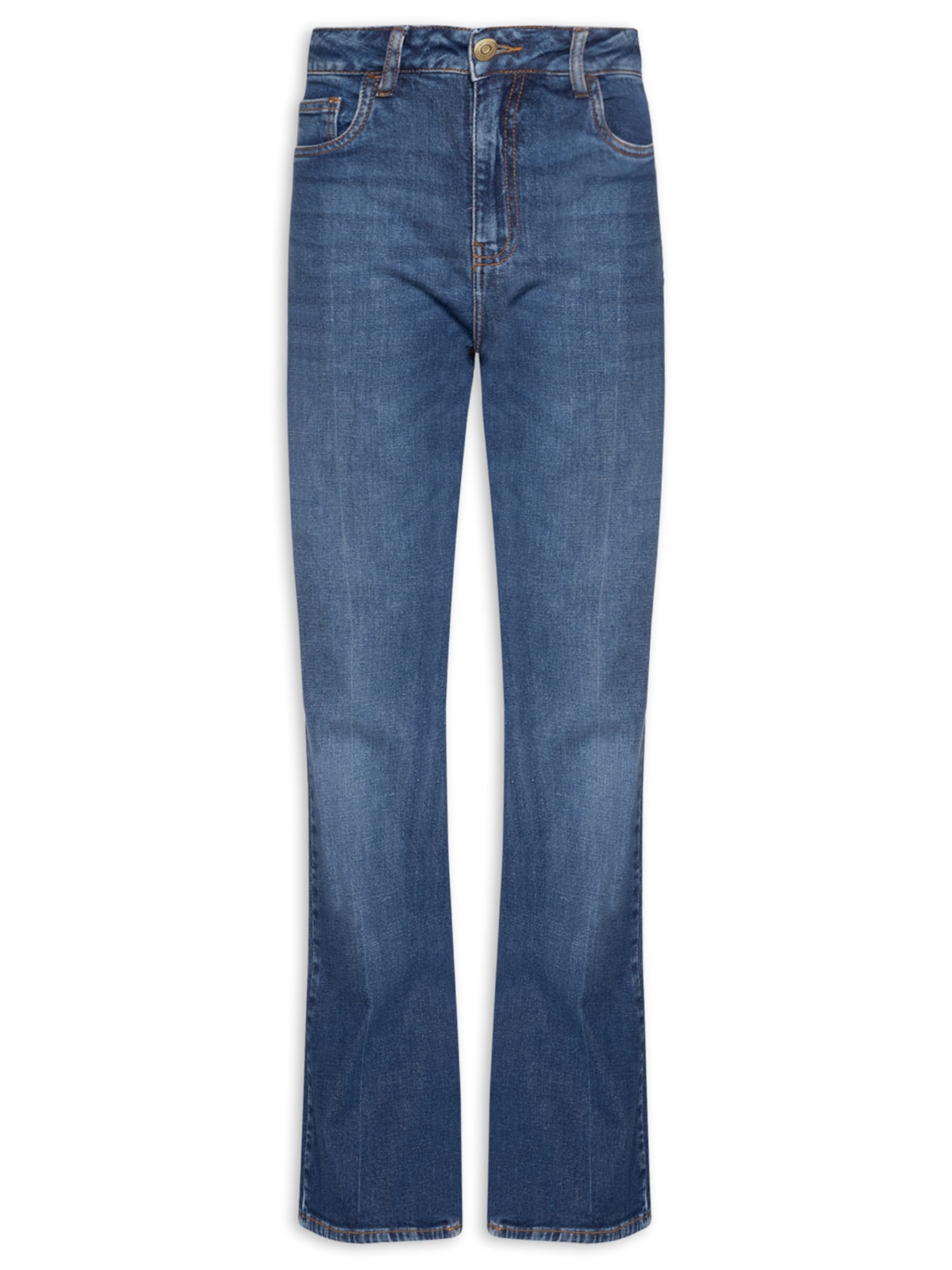 Calça Feminina Jeans Bootcut Vinco Azul Maria Filó