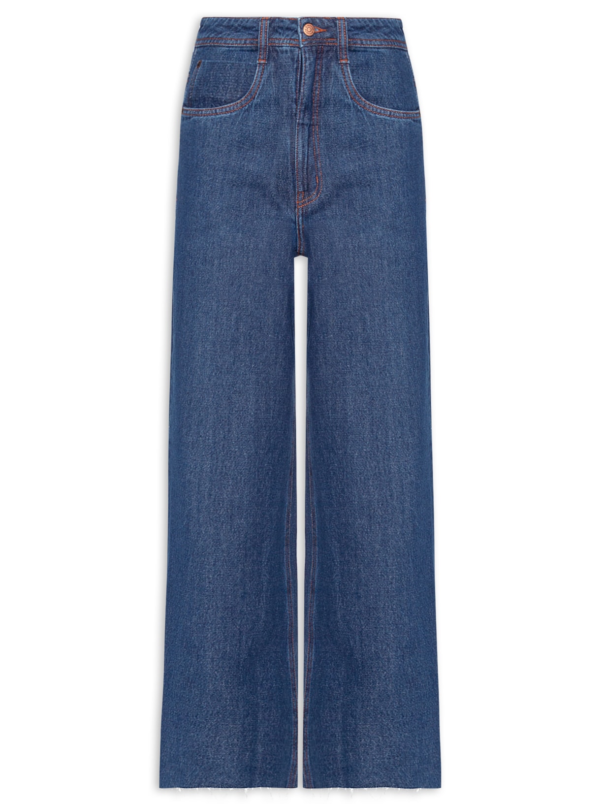 Calça Feminina Jeans Boyfriend Dark - Azul