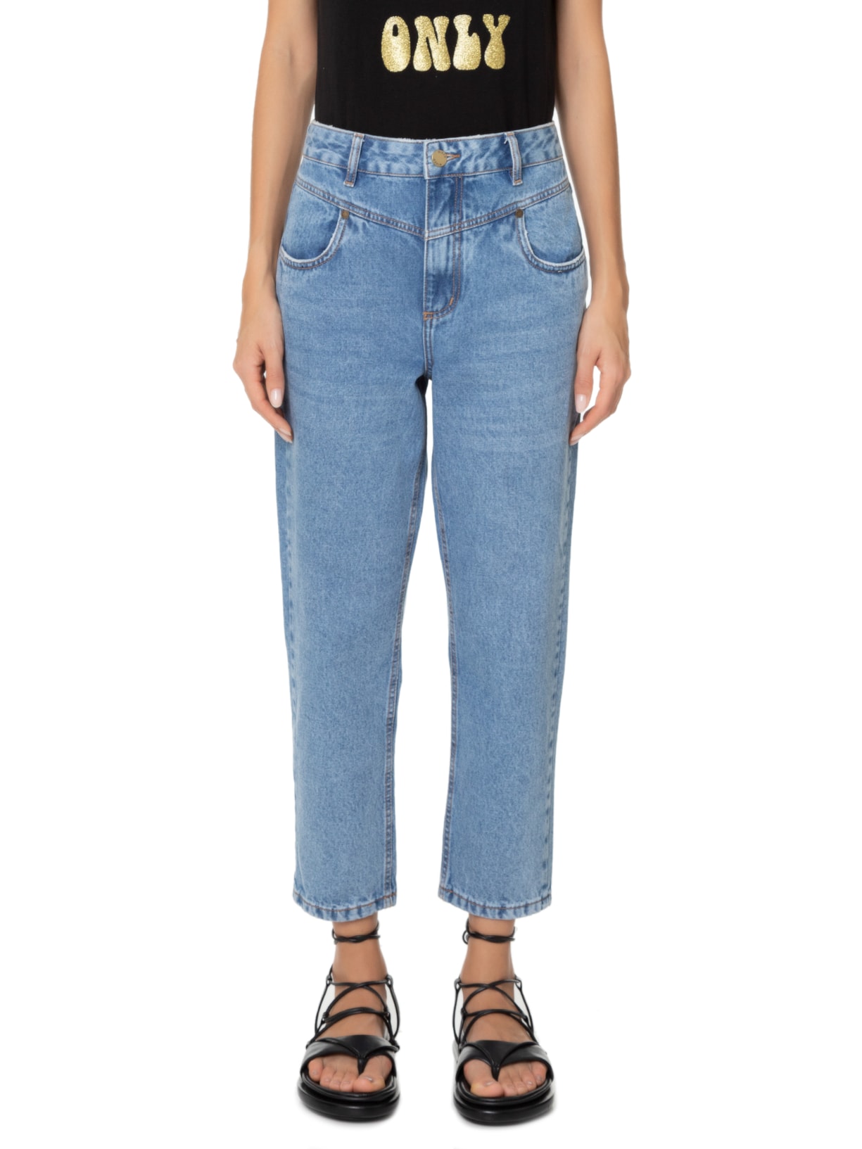 Calça Feminina Jeans Cachoeira Azul Mixed