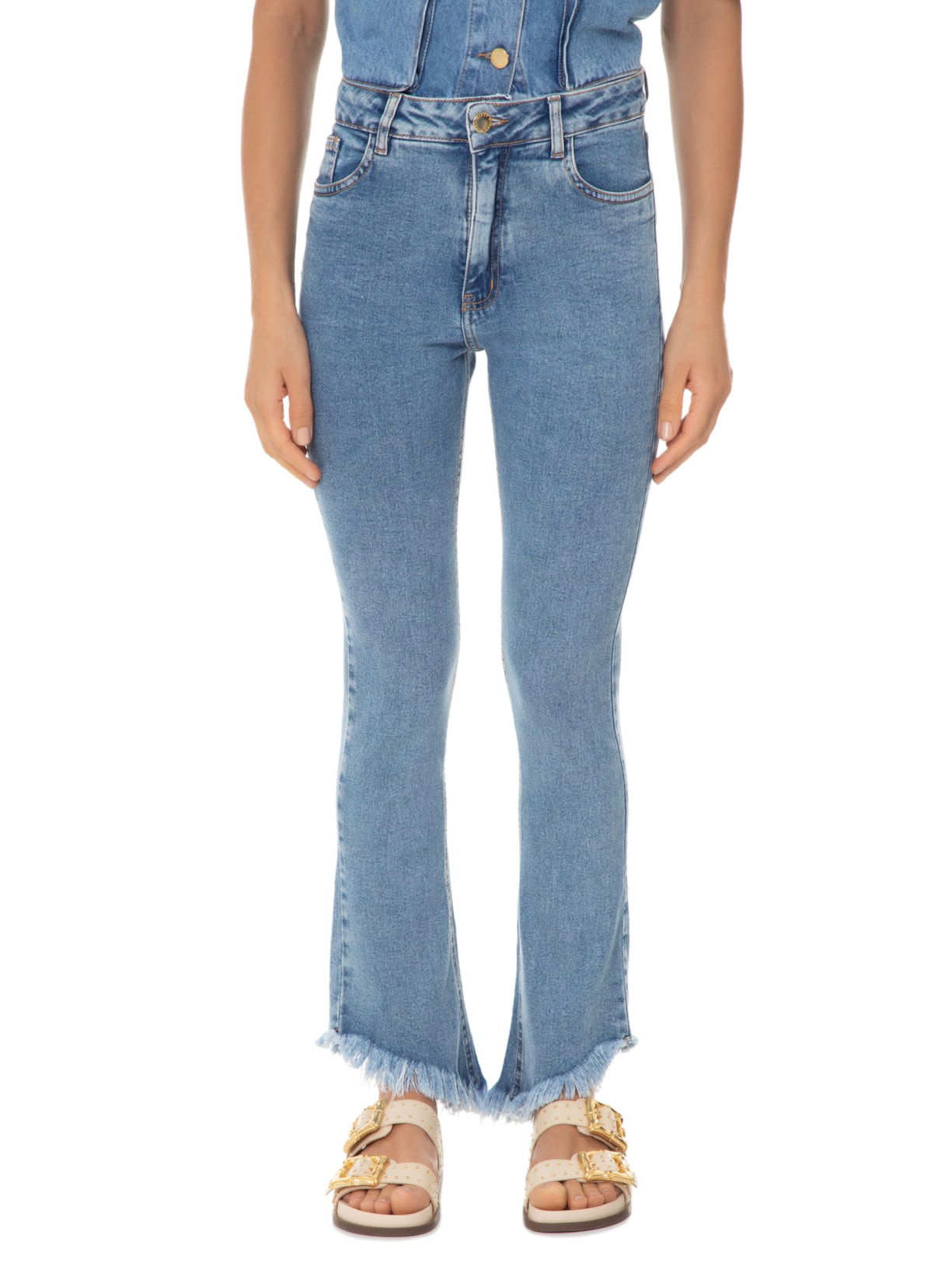 Calça Feminina Jeans Camille Azul Mixed