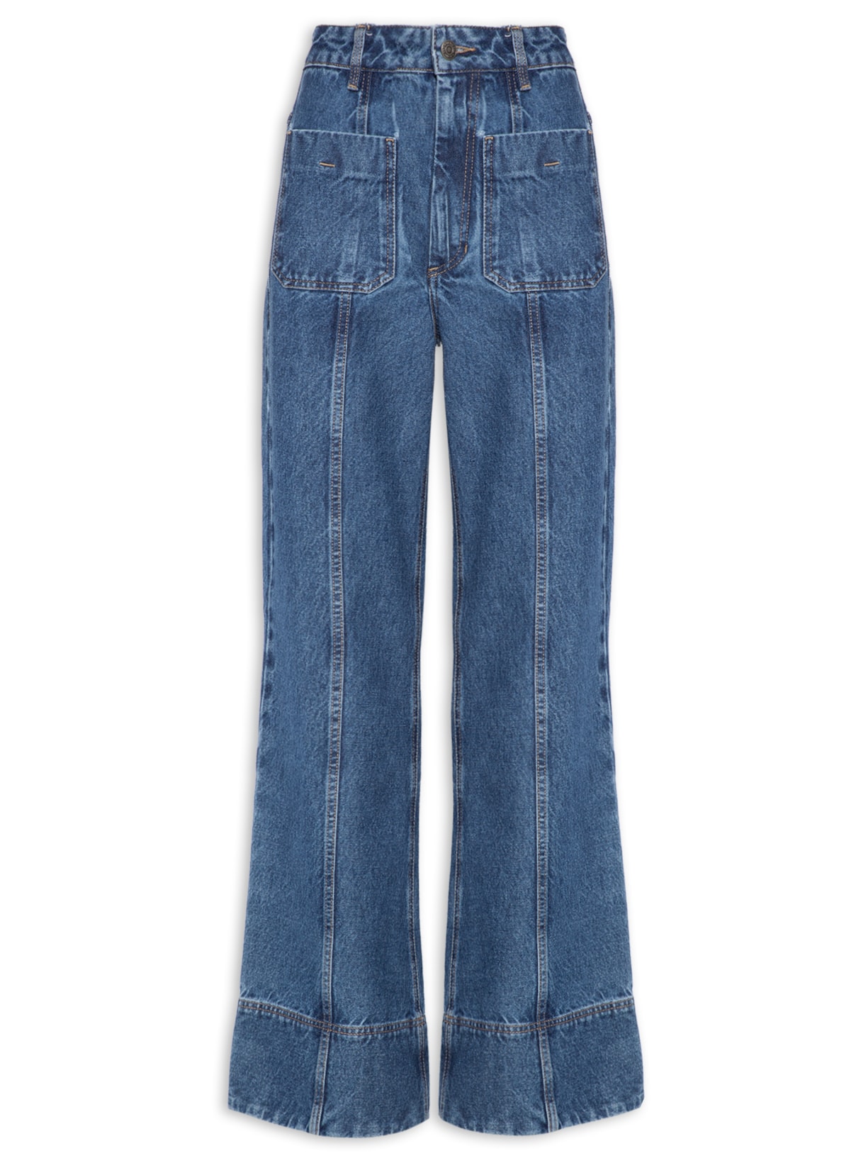 Calça Feminina Jeans Carla - Azul