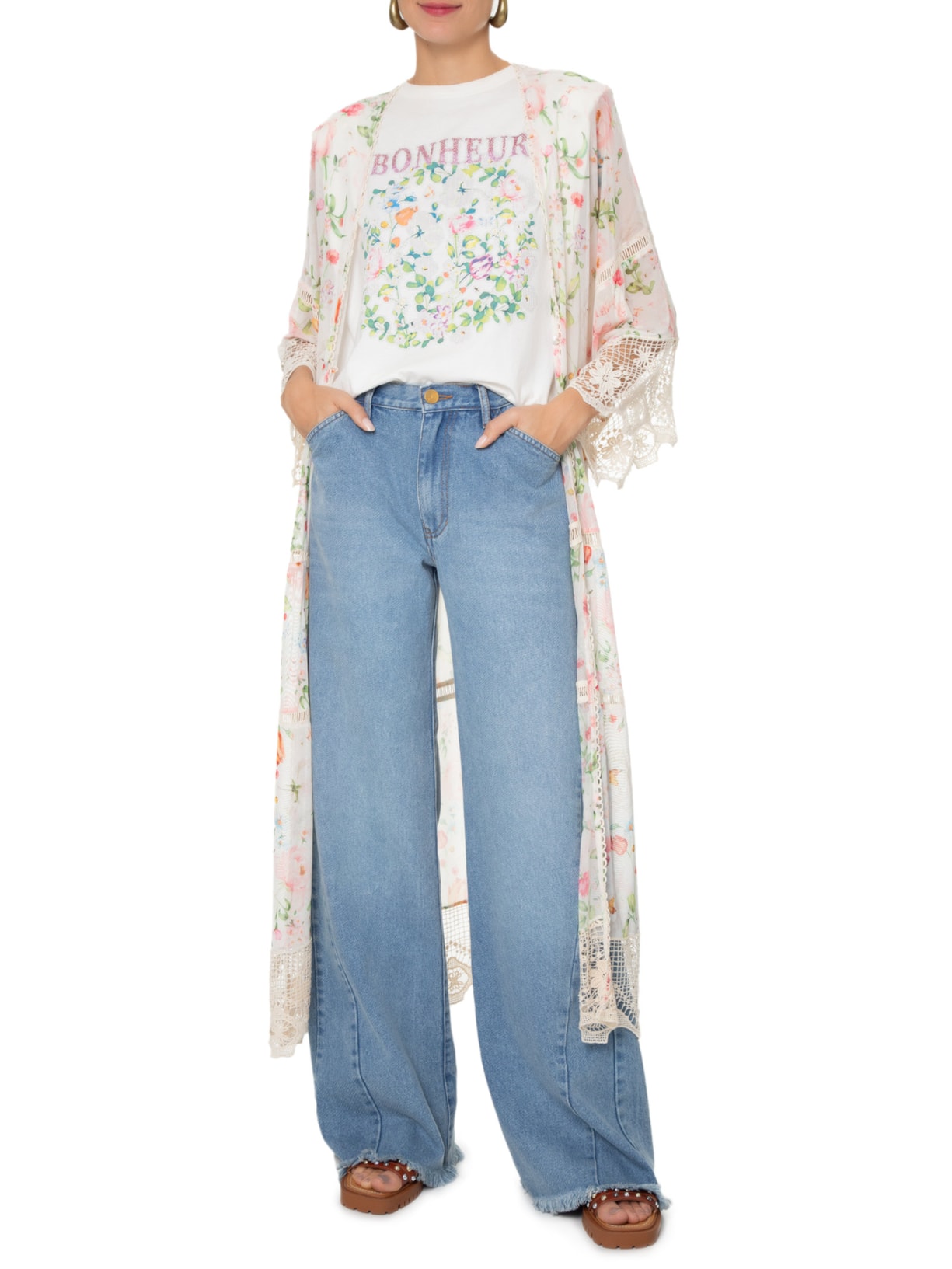 Calça Feminina Jeans Celestial Azul Mixed