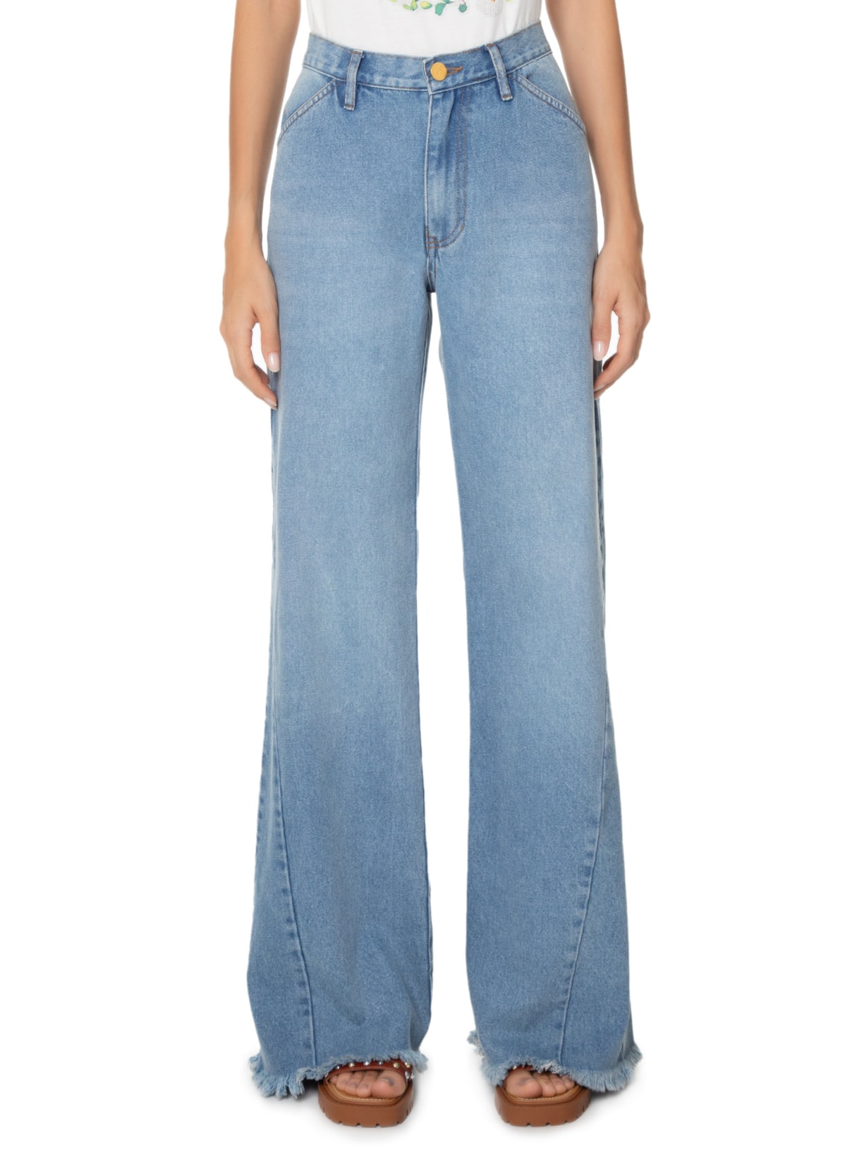 Calça Feminina Jeans Celestial Azul Mixed