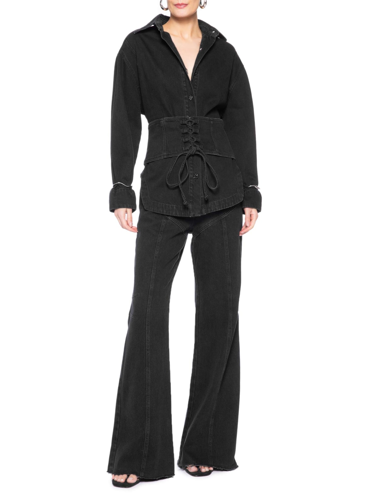 Calça Feminina Jeans Celia Preto Nk