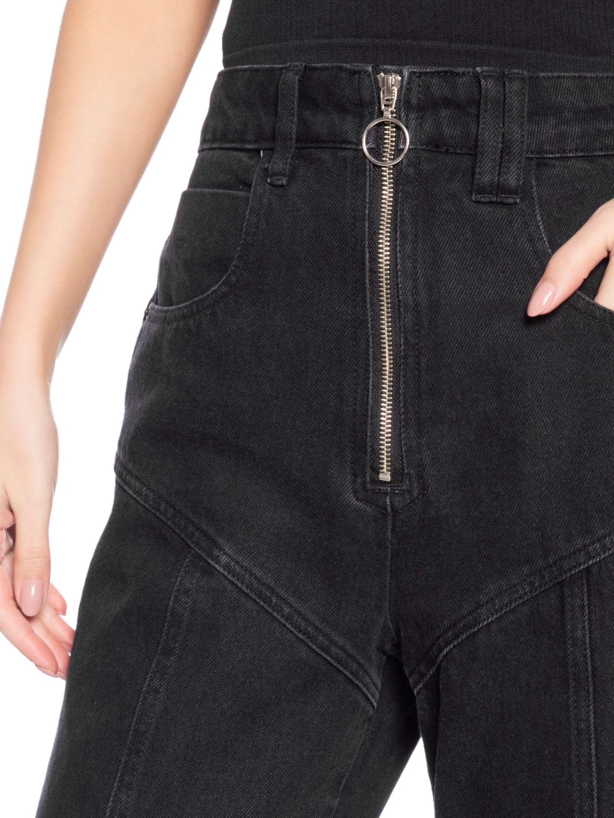 Calça Feminina Jeans Celia Preto Nk