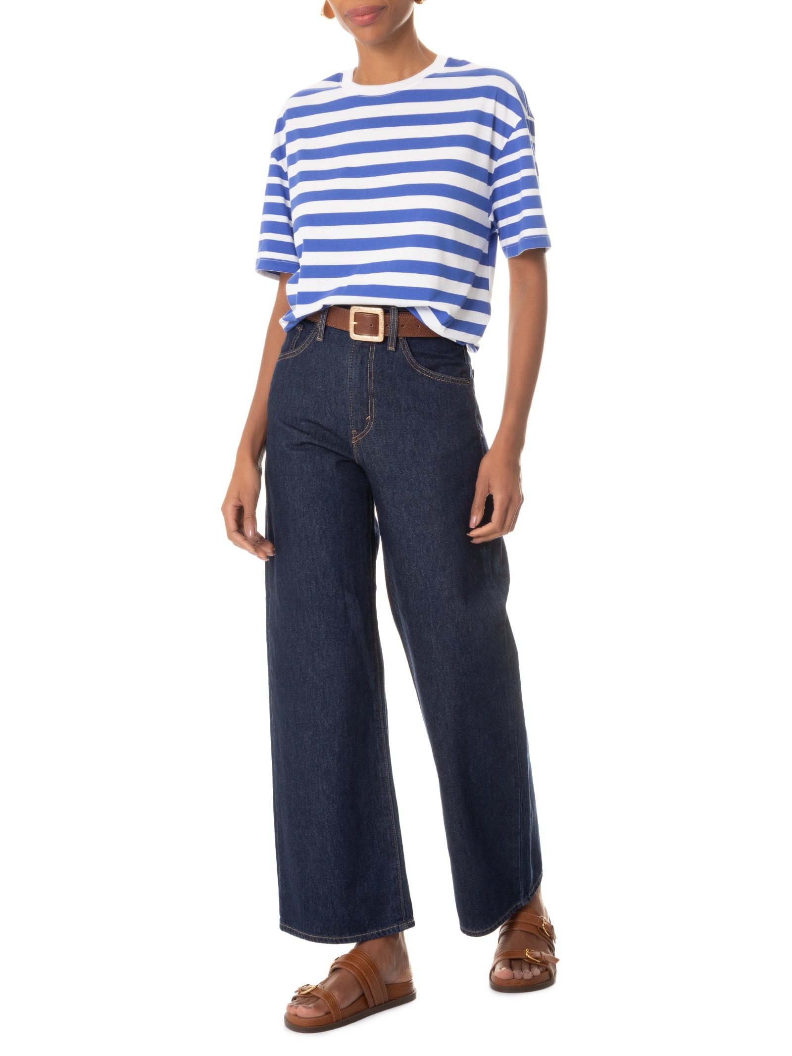 Levi's - Calça Feminina Jeans Cinch Baggy - Azul Levi's - Calça Feminina Jeans Cinch Baggy - Azul