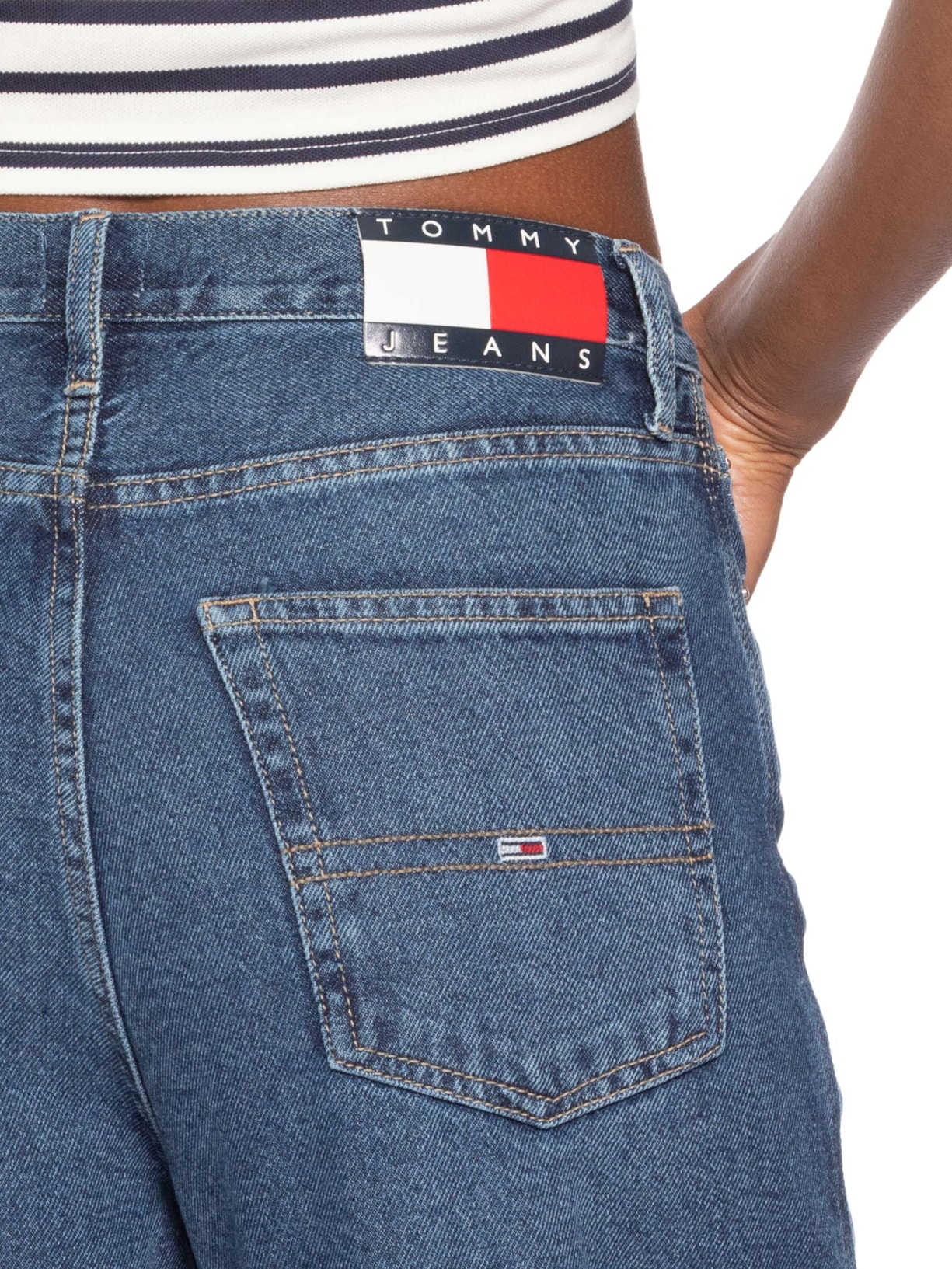 Calça Feminina Jeans Claire Hr Wd BI0152 Azul Tommy Jeans