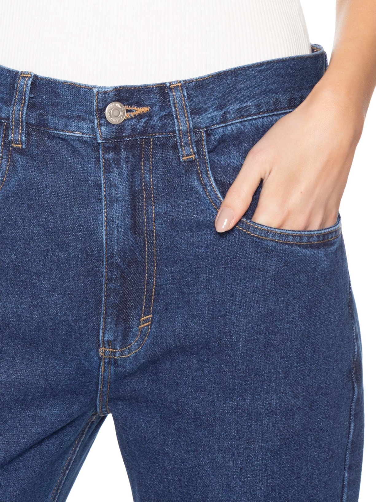 Calça Feminina Jeans Coolest Bob Azul Nk