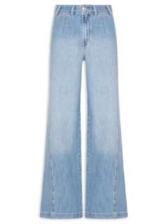 Calça Feminina Jeans Costura Deslocada - Azul by MARIA FILÓ