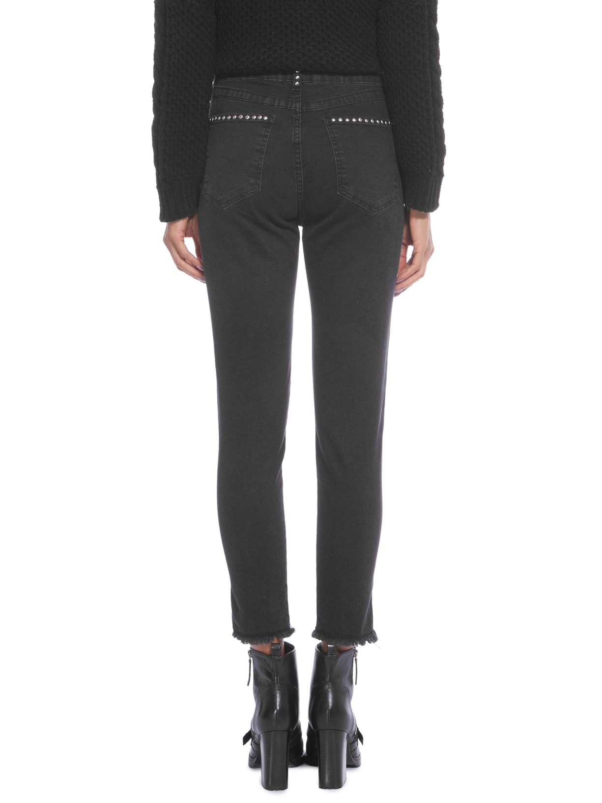 Calça Feminina Jeans Dark Skinny Preto Mob