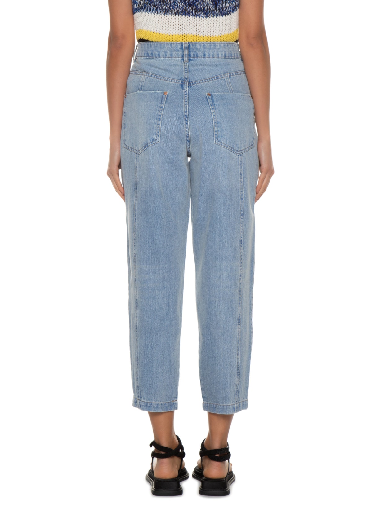 Calça Feminina Jeans De La Vega Royal Azul Animale