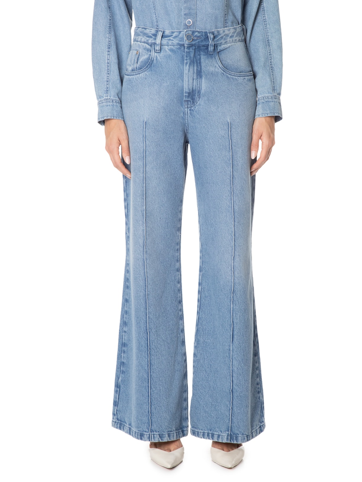 Calça Feminina Jeans Duda Azul Nk