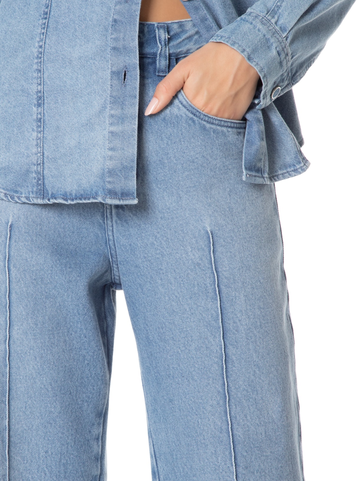 Calça Feminina Jeans Duda Azul Nk