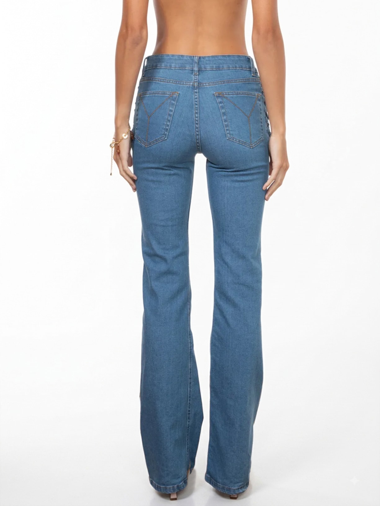 Calça Feminina Jeans Elisa Azul Triya