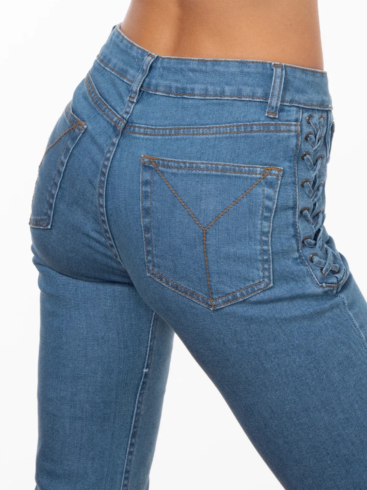 Calça Feminina Jeans Elisa Azul Triya