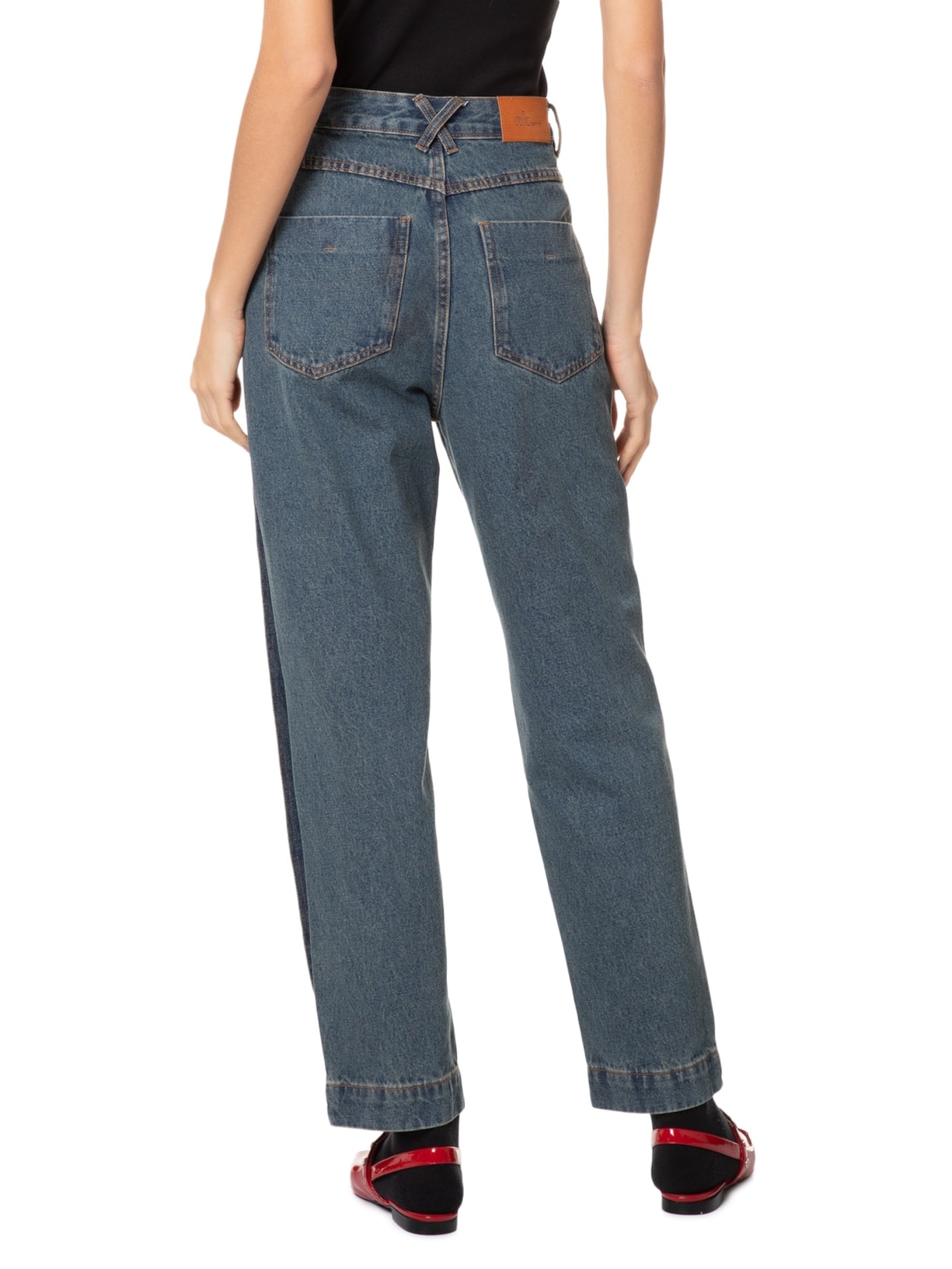 Calça Feminina Jeans Ethel Azul Nk