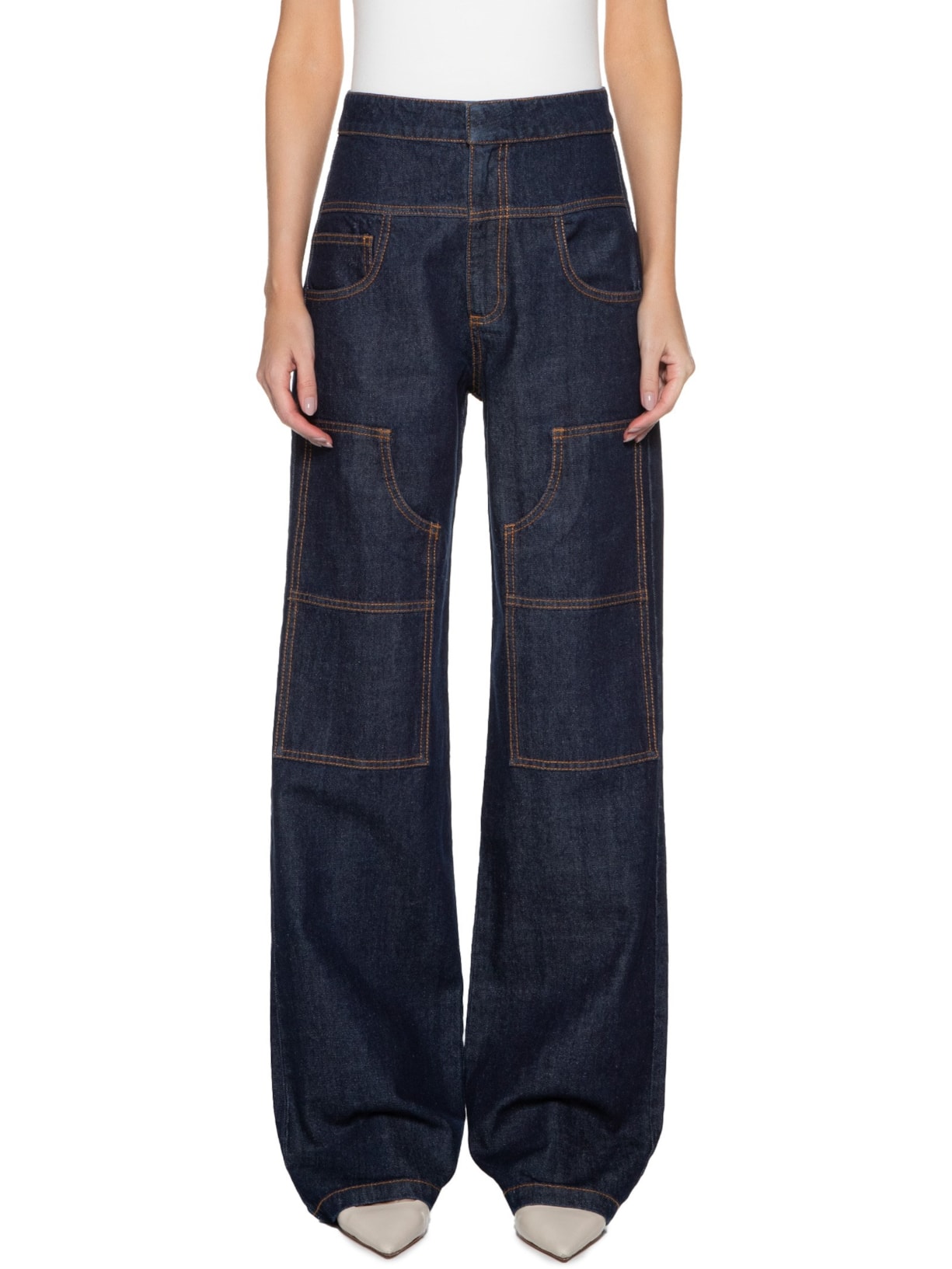 Calça Feminina Jeans Faye Azul Andrea Bogosian