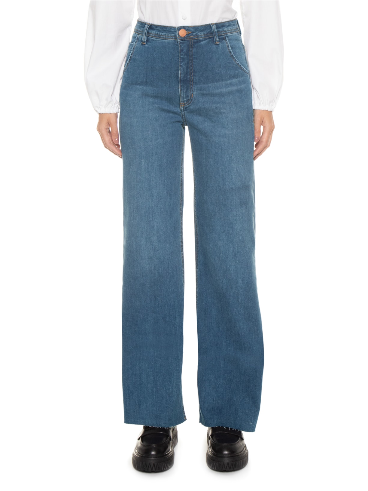 Calça Feminina Jeans Flare Azul Animale