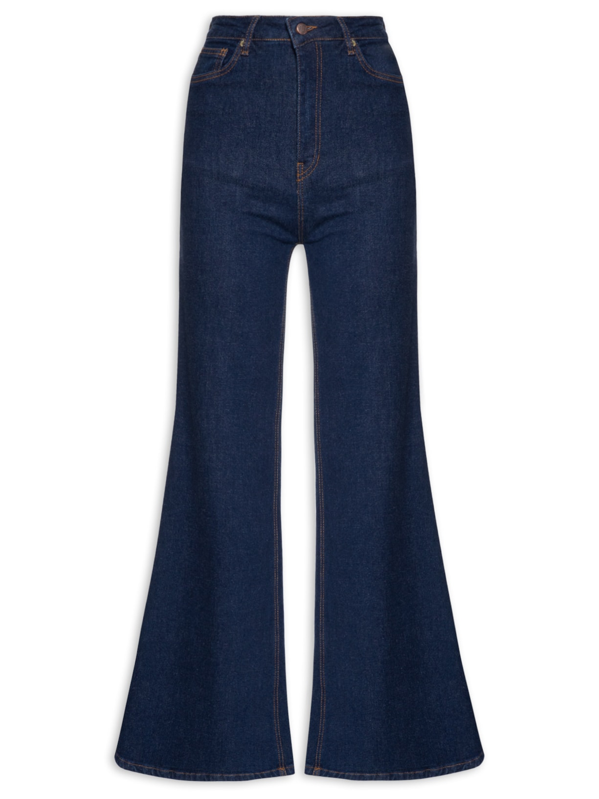 Calça Feminina Jeans Flare - Azul