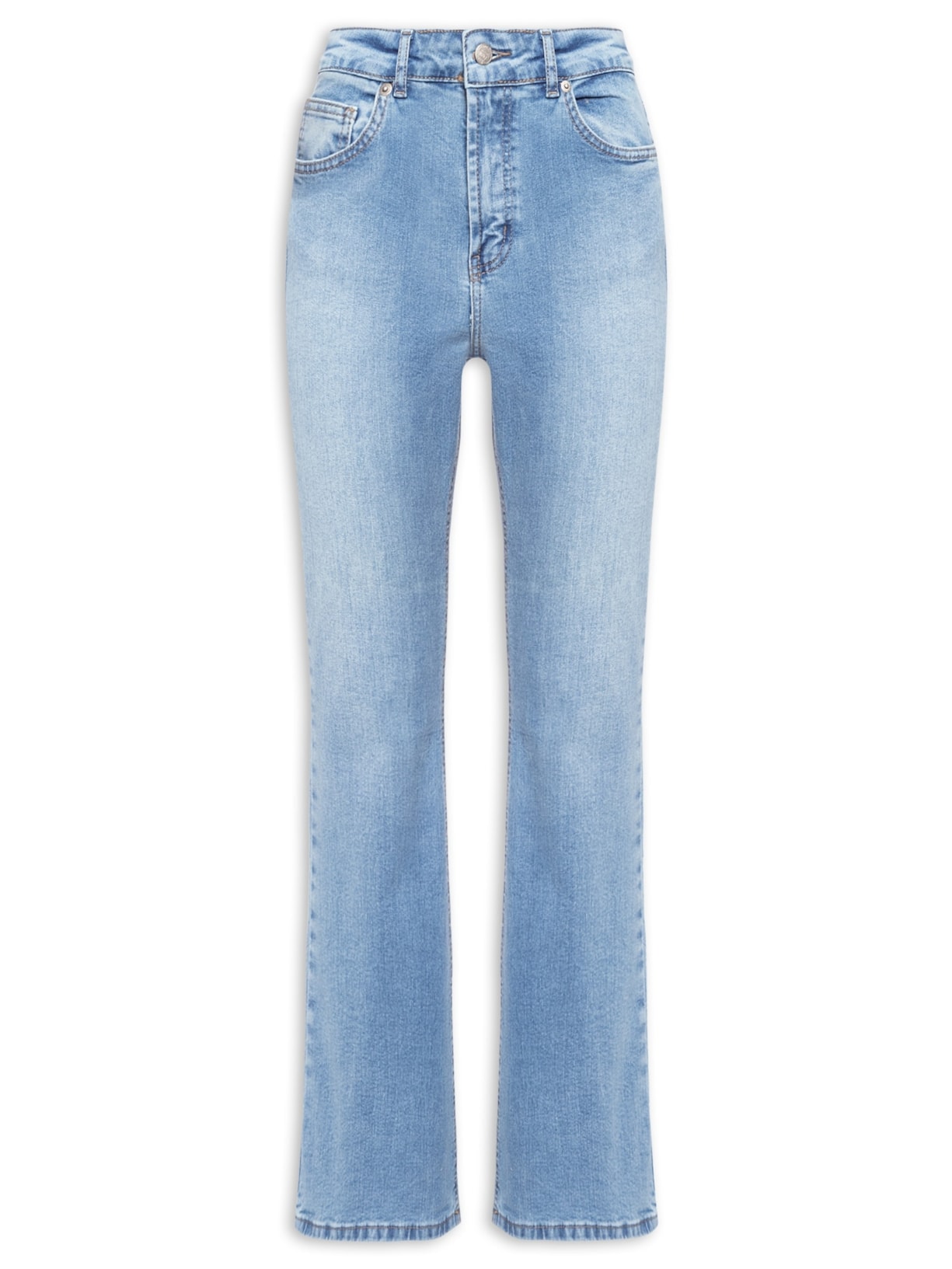 Calça Feminina Jeans Flare - Azul