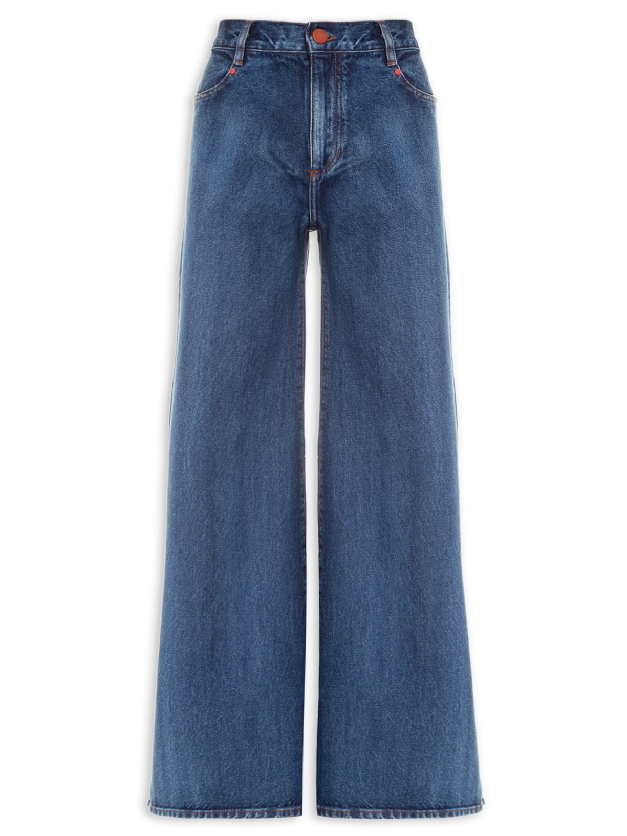 Calça Feminina Jeans Flare Dark - Azul