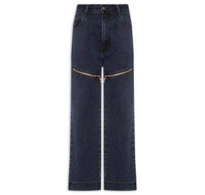Calça Feminina Jeans Flow - Azul