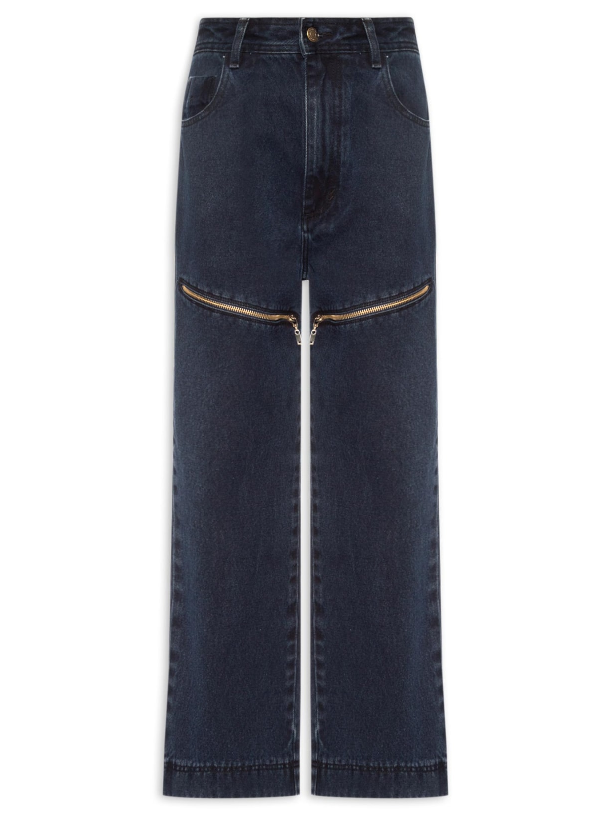 Calça Feminina Jeans Flow - Azul