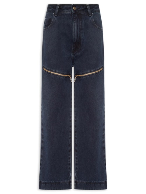 Calça Feminina Jeans Flow - Azul