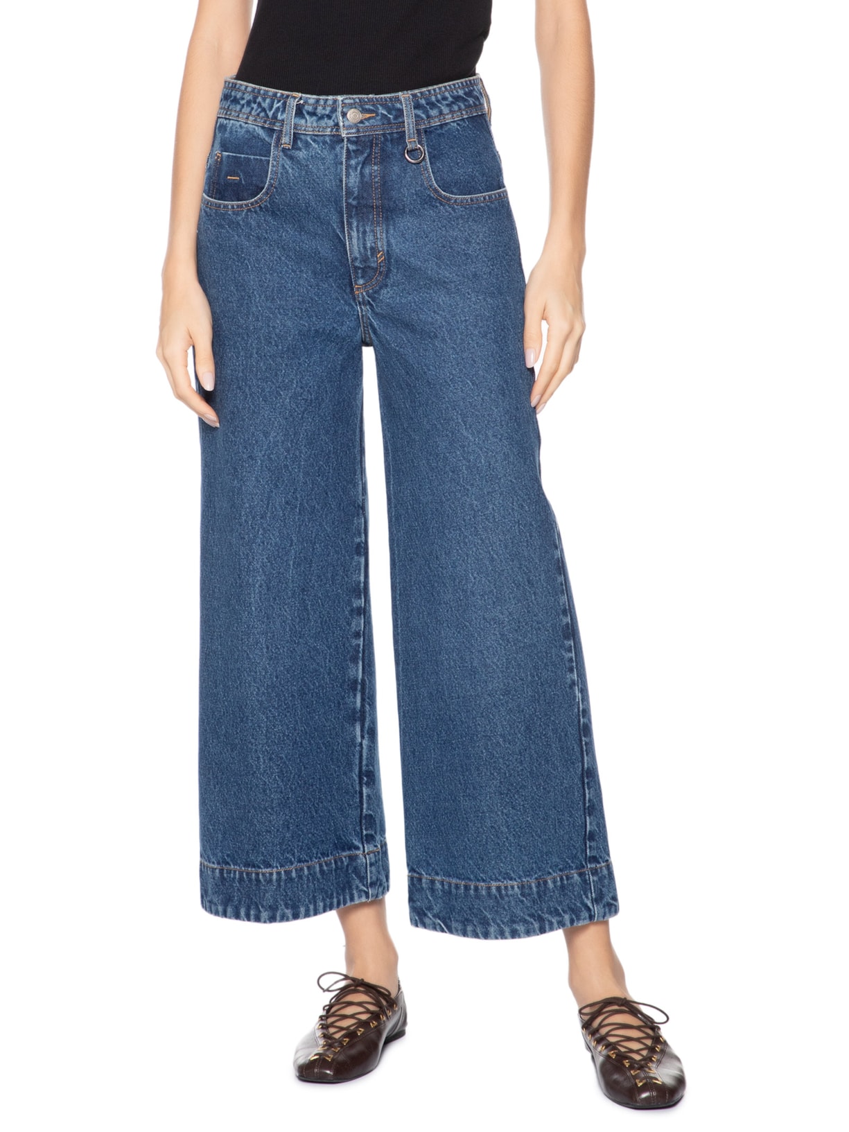 Calça Feminina Jeans June Azul Nk