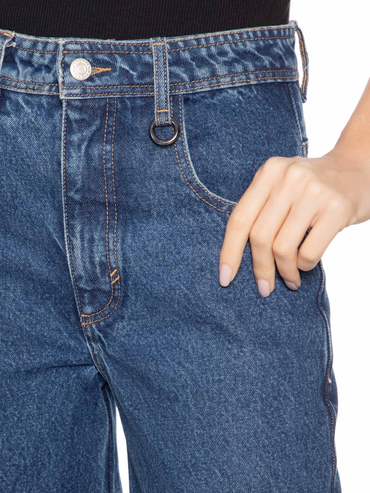 Calça Feminina Jeans June Azul Nk